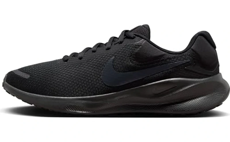 NIKE Revolution 7, Zapatillas para Correr Hombre, Negro Apagado Negro, 44 EU - Imagen 1