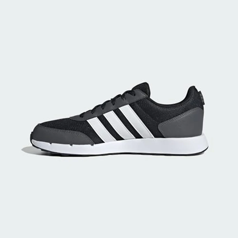 adidas Run 50s Shoes, Zapatos Unisex Adulto, Core Black/Cloud White/Grey Six, 46 EU - Imagen 2
