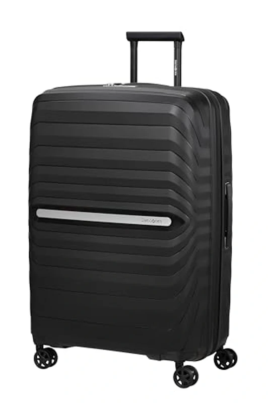 Samsonite Neo Flux - Spinner L, Maleta expandible, 75 cm, 109/121 L, Negro (Black) - Imagen 1