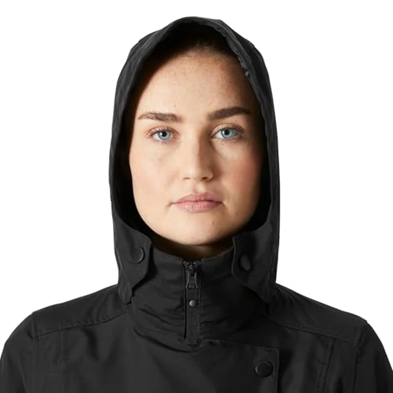 Helly Hansen Women's Welsey II Insulated Waterproof Trench Coat, Black, X-Large - Imagen 3