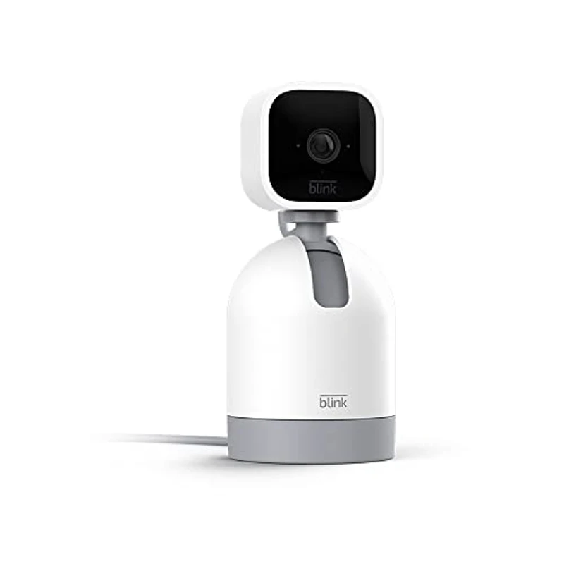 Blink Mini Pan-Tilt Cámara | Cámara de seguridad inteligente orientable, interior, con enchufe, audio bidireccional, vídeo HD y detección de movimiento, compatible con Alexa (blanca) - Imagen 1
