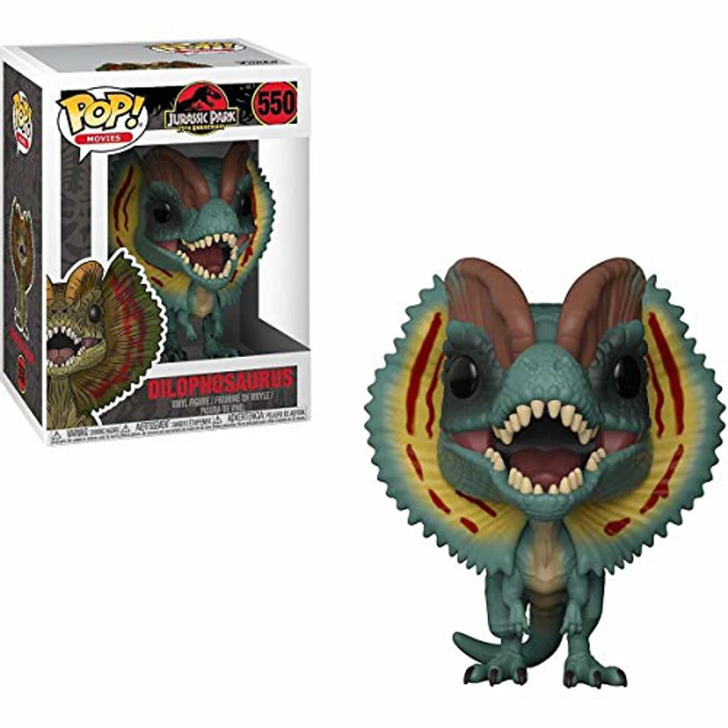 Funko Pop! Movies: Jurassic Park - Dilophosaurus - 1/6 de Probabilidades de Obtener la Rara Variante Chase - Figura de Vinilo Coleccionable - Idea de Regalo- Mercancia Oficial - Movies Fans - Imagen 2
