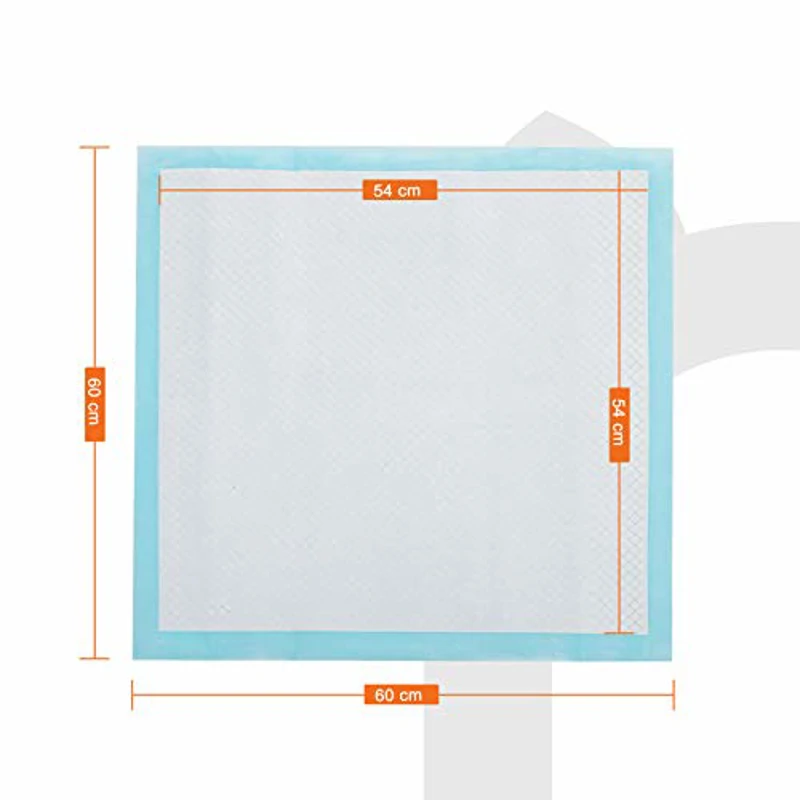 FEANDREA 55 Almohadillas para Perros, M (60 x 60 cm), Azul y Blanco PTD65BU - Imagen 2