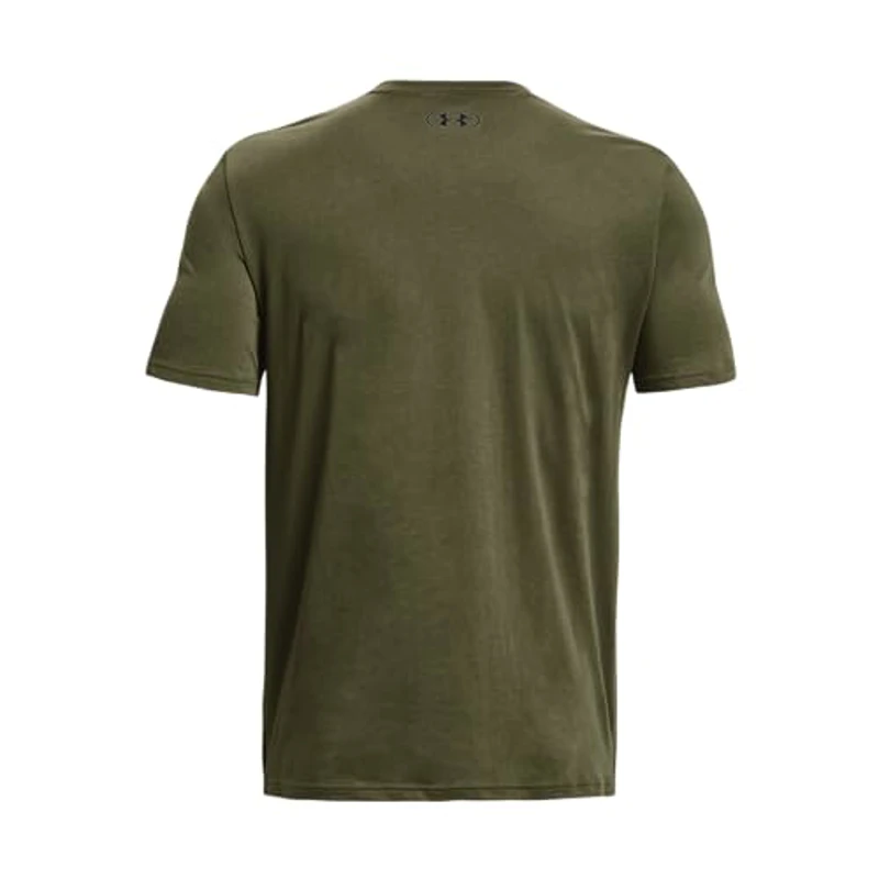 Under Armour Ua Sportstyle Lc Ss Camiseta, Marine Od Green, XL Hombre - Imagen 3