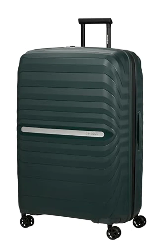 Samsonite Neo Flux - Spinner XL, Maleta expandible, 81 cm, 130/145 L, Verde Jungla (Jungle Green) - Imagen 1