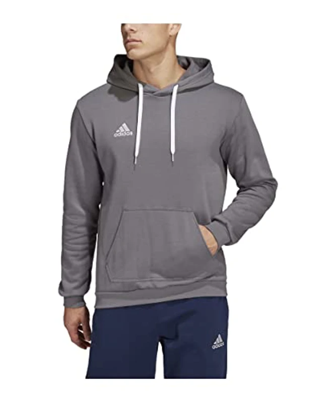 adidas Hombre Entrada 22 Sweat Hoodie, Team Grey Four, M - Imagen 2