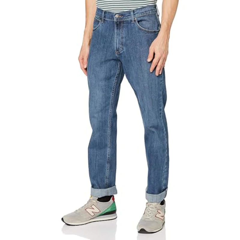 Wrangler Red Kabel Regular, Jeans para Hombre, Azul (Mid Stone), 36W / 32L - Imagen 1