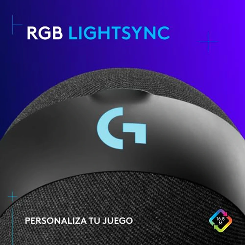 Logitech G Yeti Orb, micrófono condensador RGB con LIGHTSYNC para gaming, micrófono USB para streaming, cardioide, Plug and Play USB para PC/Mac, Negro - Imagen 2