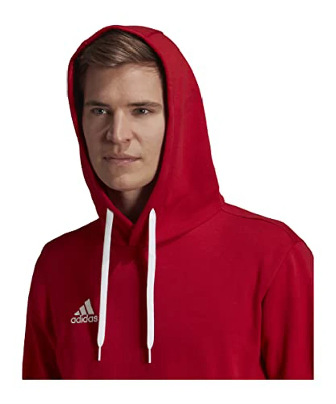 adidas Hombre Entrada 22 Sweat Hoodie, Team Power Red 2, M - Imagen 2