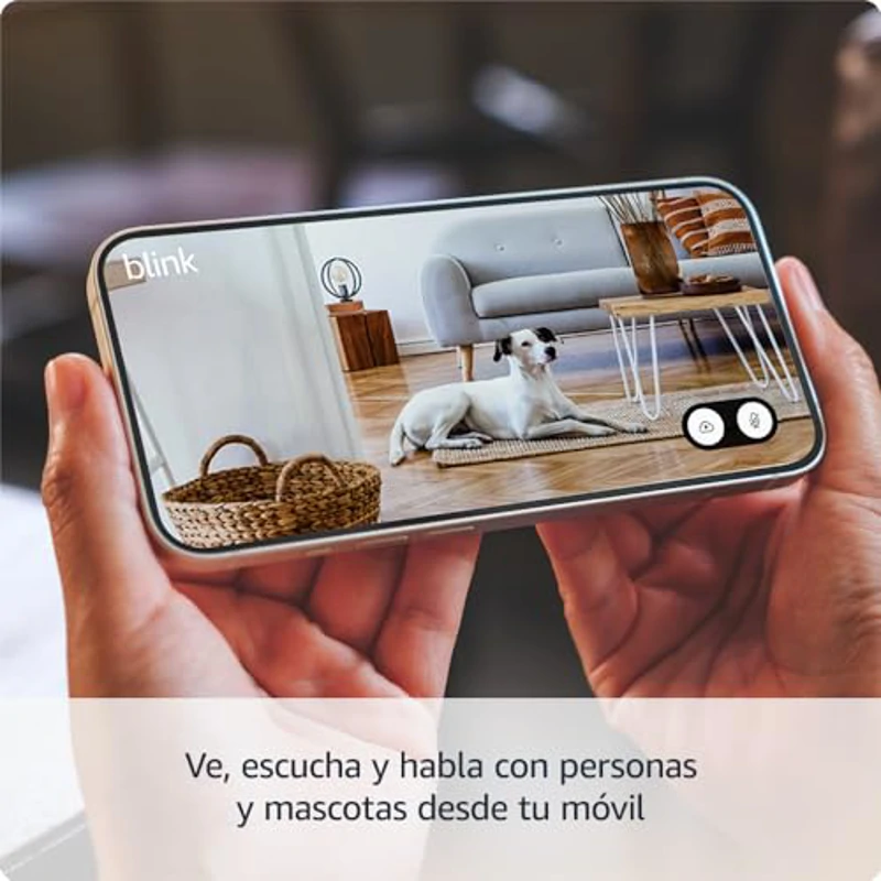 Blink Mini 2 | Cámara de vigilancia interior compacta, HD con enchufe, visión nocturna en color, foco integrado, audio bidireccional, detección de movimiento, compatible con Alexa (blanco) - Imagen 2