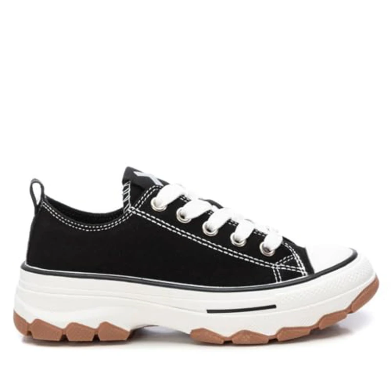 XTI - Zapatilla Niña Negro - Calzado Cómodo y Versátil - Moda Casual - Modelo 15127802 (Talla 33) - Imagen 1
