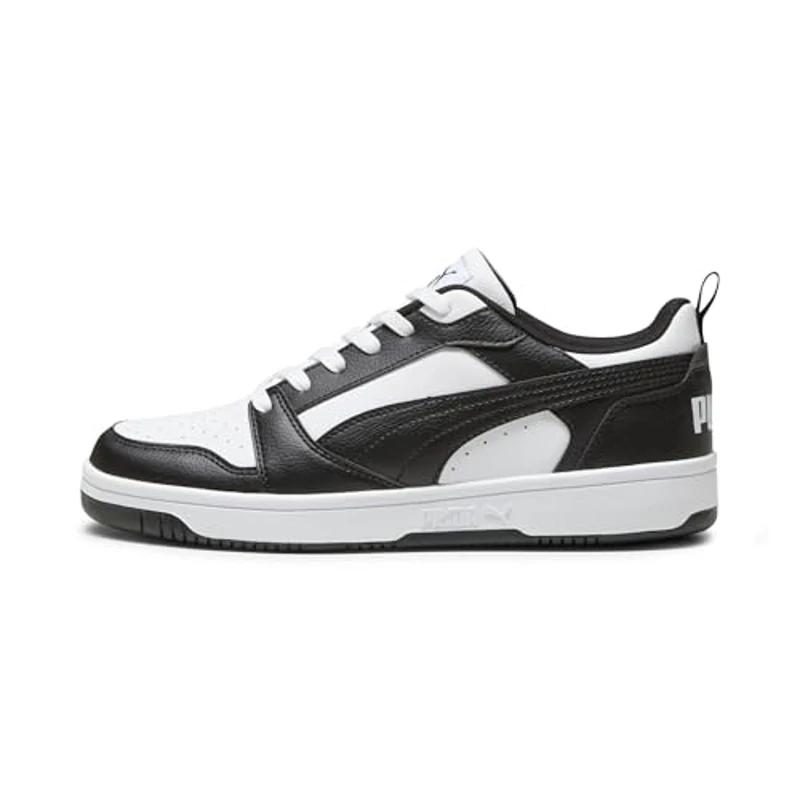 PUMA Rebound V6 Low, Zapatillas Unisex adulto, Puma White Puma Black Puma White, 37.5 EU - Imagen 1