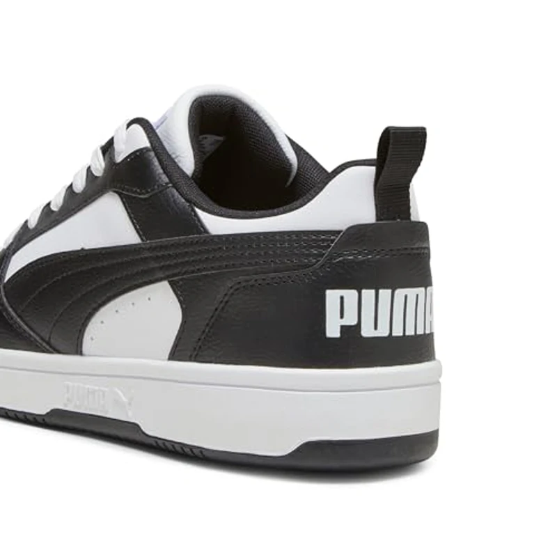 PUMA Rebound V6 Low, Zapatillas Unisex adulto, Puma White Puma Black Puma White, 37.5 EU - Imagen 3