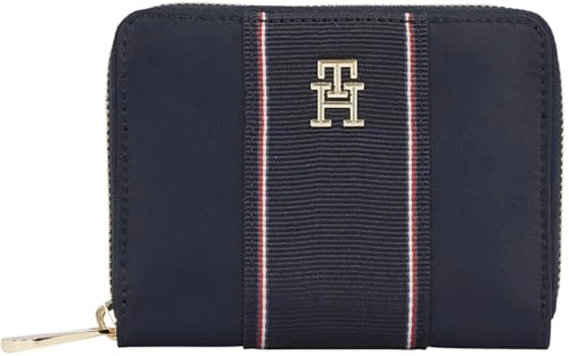 Tommy Hilfiger Mujer Cartera Poppy pequeña, Azul (Space Blue Corp), Talla Única - Imagen 1