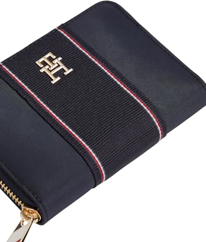 Tommy Hilfiger Mujer Cartera Poppy pequeña, Azul (Space Blue Corp), Talla Única - Imagen 3