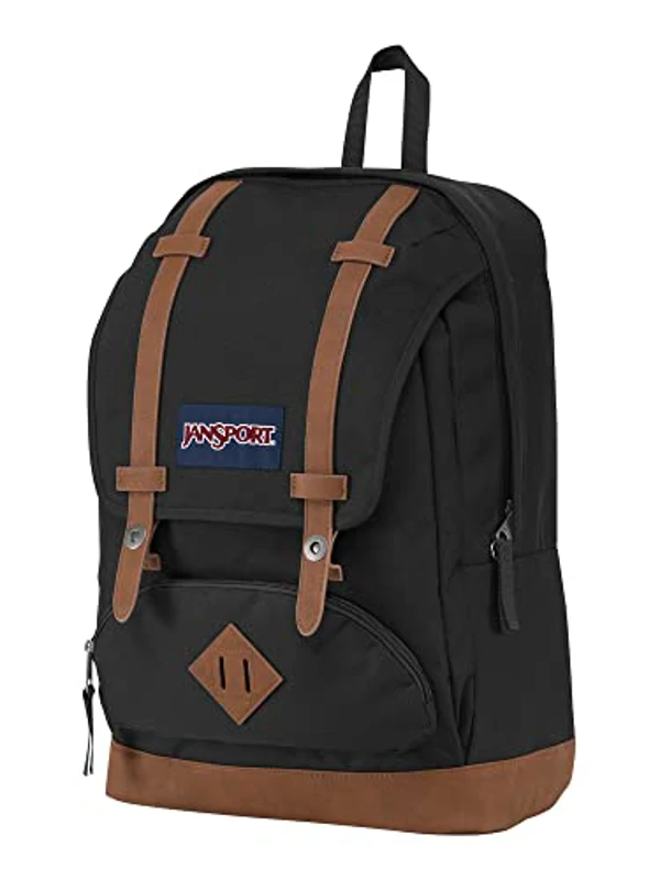 JANSPORT Cortlandt, Mochila Unisex adulto, Talla única, Negro (Black) - Imagen 3