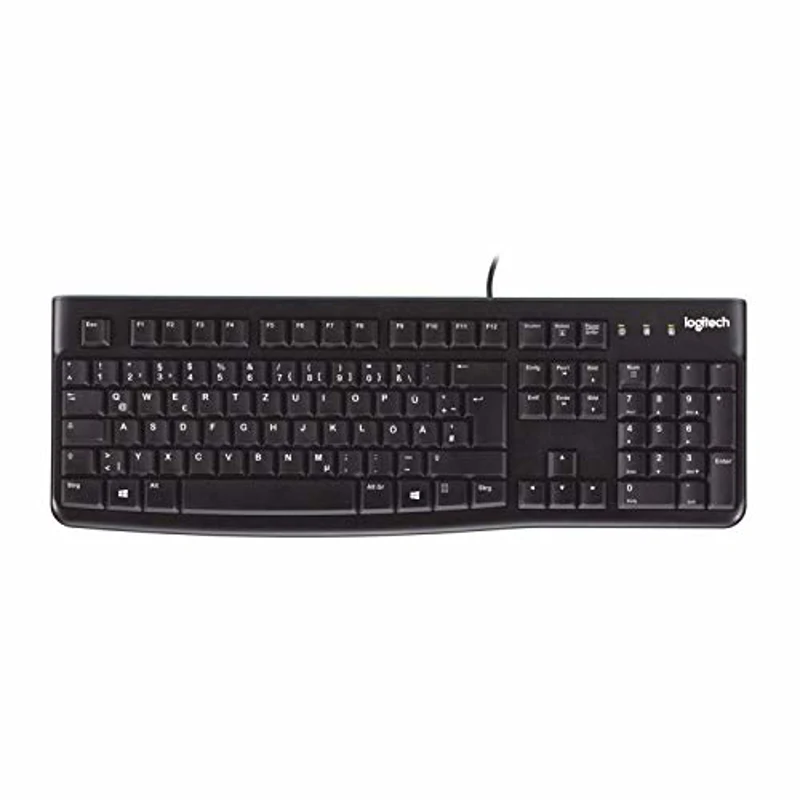 Logitech K120 Teclado con Cable para Windows, Disposición QWERTY Italiano - Negro - Imagen 1