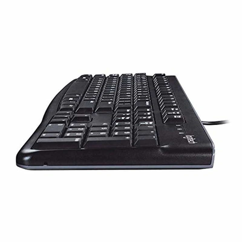 Logitech K120 Teclado con Cable para Windows, Disposición QWERTY Italiano - Negro - Imagen 3