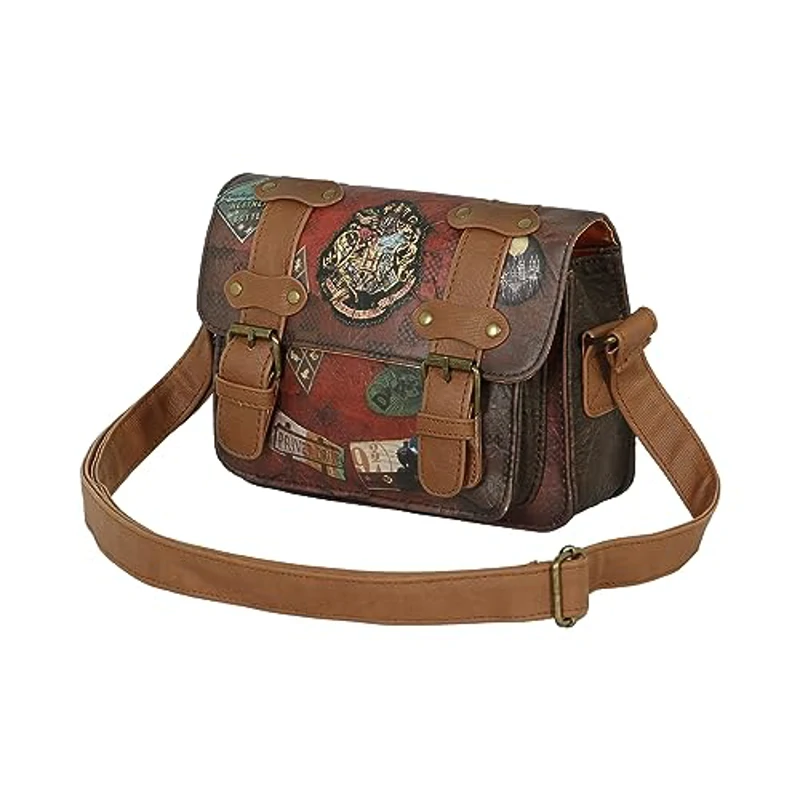 KARACTERMANIA Harry Potter Railway - Bolso Satchel, Marrón, 20 cm - Imagen 1