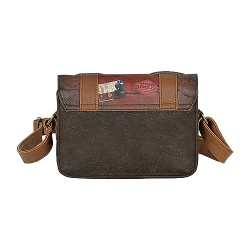 KARACTERMANIA Harry Potter Railway - Bolso Satchel, Marrón, 20 cm - Imagen 3