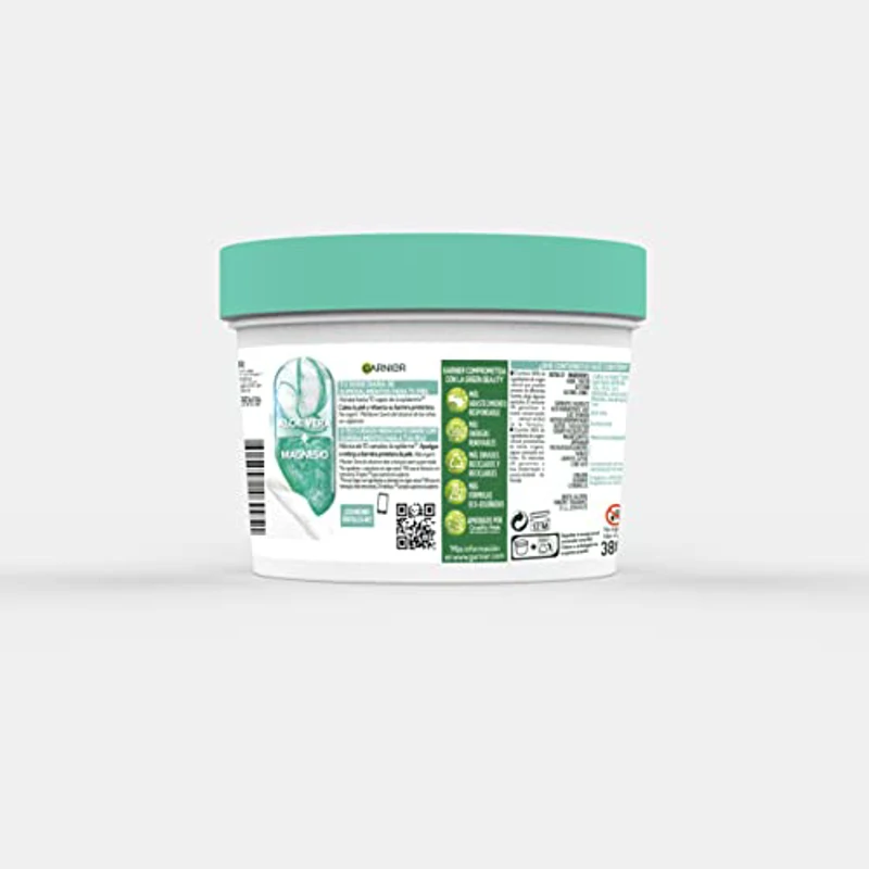 Garnier Body Superfood Crema Corporal Calmante con Aloe Vera y Magnesio, para Pieles de Normales a Secas, Hidratación 48 horas, 380 ml, Paquete de 2 (2 x 380 ml) - Imagen 2