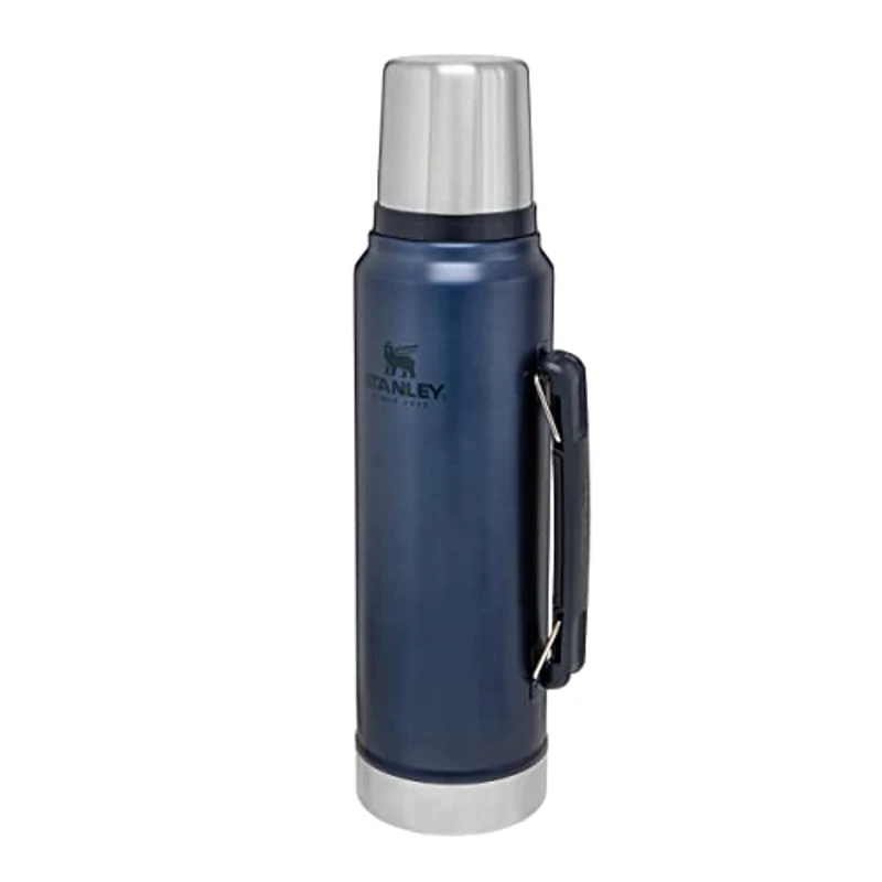 Stanley Classic Legendary Botella Termica 1 Litro - Mantiene Frío o Calor 24 Horas - Termo Cafe - Cantimplora Acero Inoxidable - Sin BPA - Apto Para Lavavajillas - Nightfall - Imagen 1