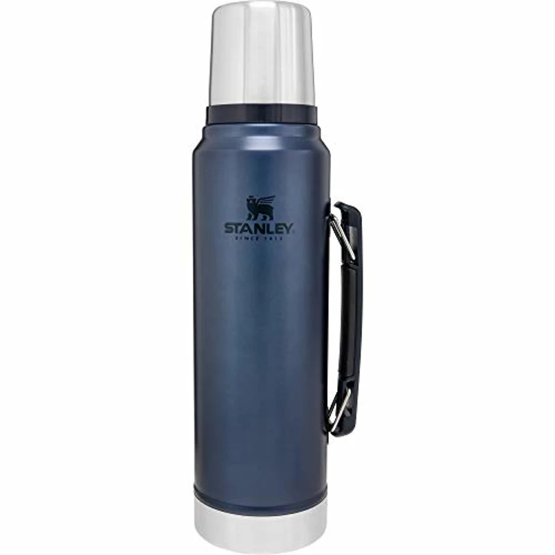 Stanley Classic Legendary Botella Termica 1 Litro - Mantiene Frío o Calor 24 Horas - Termo Cafe - Cantimplora Acero Inoxidable - Sin BPA - Apto Para Lavavajillas - Nightfall - Imagen 2