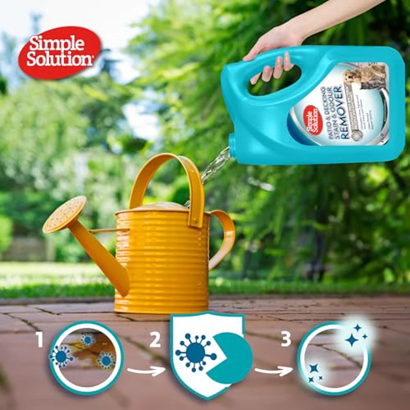 90453-2p Simple Solution patio y removedor de manchas y olores para mascotas, 4 L - Imagen 3