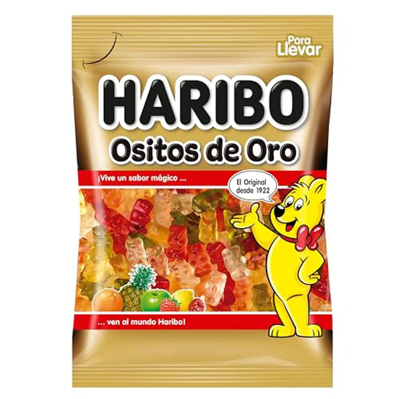 Haribo - Ositos De Oro, 18 bolsas x 100g (1800 gr) - Imagen 1