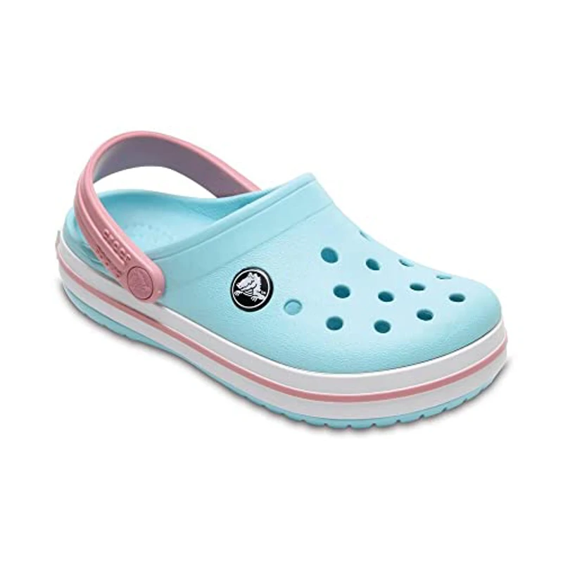 Crocs Crocband Clog T, Zuecos Unisex niños, Multicolor Ice Blue White, 22/23 EU - Imagen 2