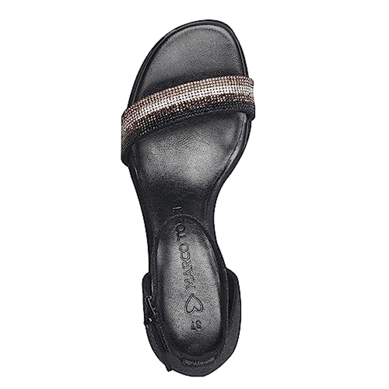 MARCO TOZZI Marco Tozzi Mujer 2-28301-41, Sandalette Mujer, Color Negro Brillante, 38 EU - Imagen 3