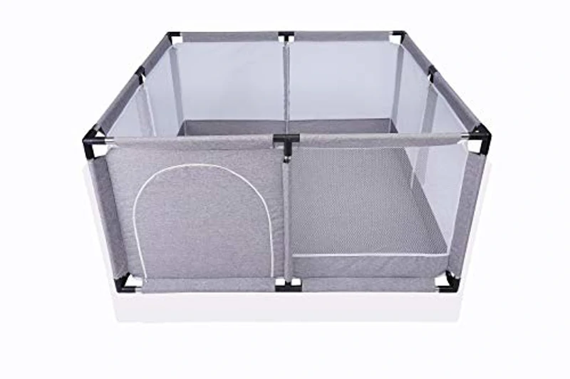 Star Ibaby Oxford XL - Parque de Bebés Ultraligero color Soft Grey - Imagen 1