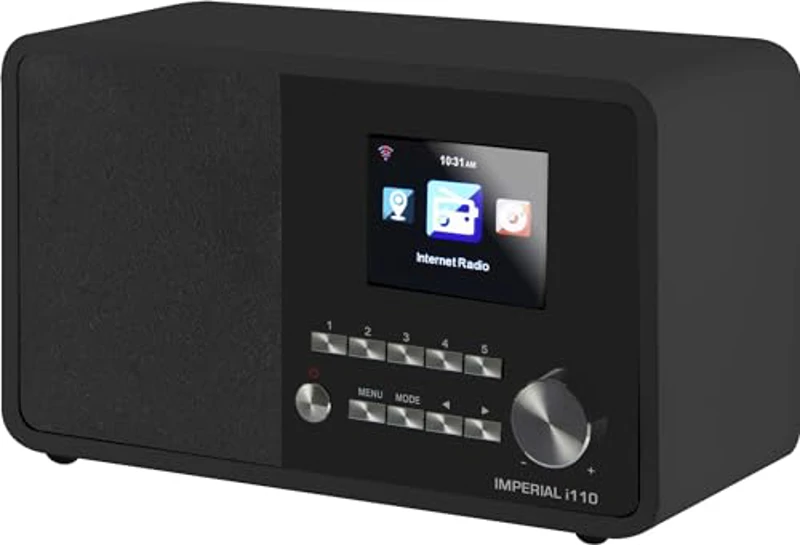 Imperial 22-321-00 i110 Radio Internet (TFT Pantalla a Color, WLAN, Line-out, Fuente Alimentación) Negro - Imagen 3