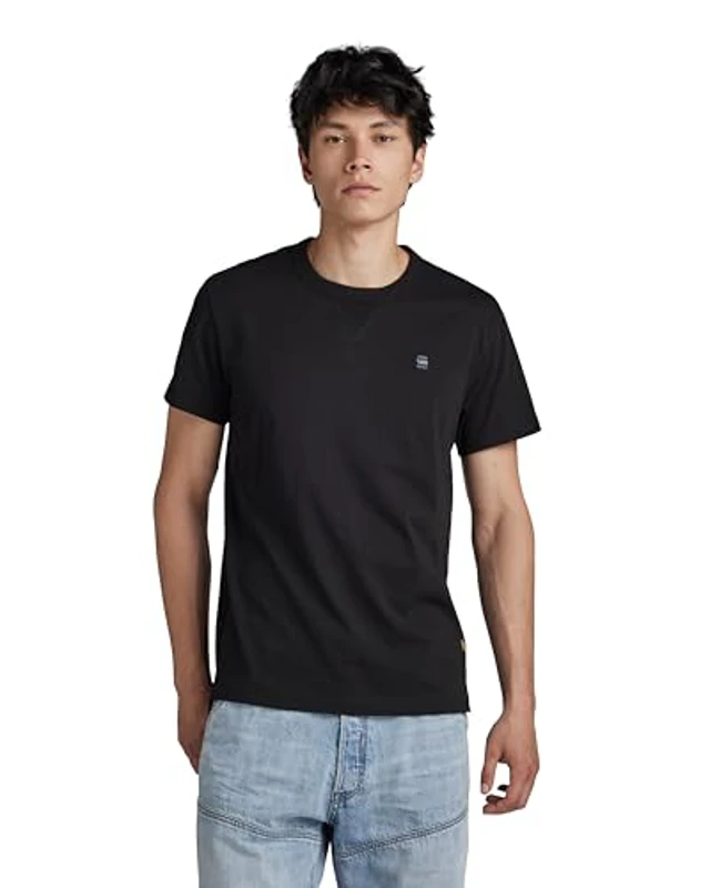 G-STAR Nifous T-Shirt, Camiseta para Hombre, Negro (Dk Black D24449-336-6484), M - Imagen 1