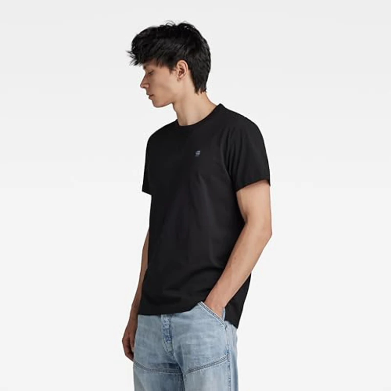 G-STAR Nifous T-Shirt, Camiseta para Hombre, Negro (Dk Black D24449-336-6484), M - Imagen 2