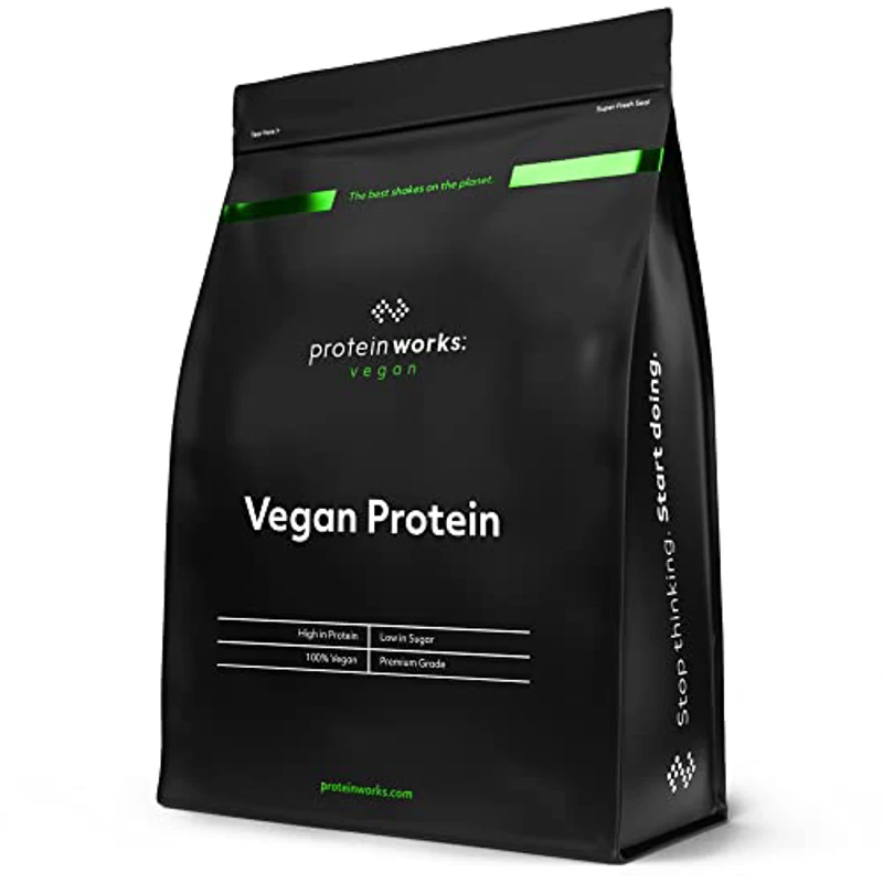 Protein Works - Proteína Vegana - 100% A Base de Plantas - Sin Gluten - Bajo en Grasas - Chocolate Suave - 1 kg - Imagen 3