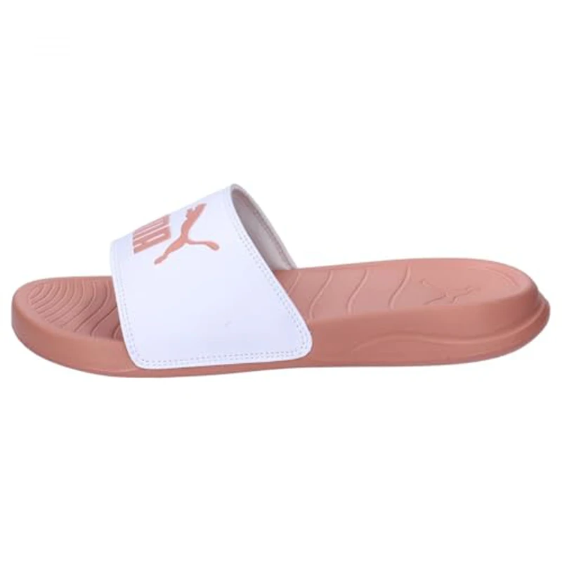 PUMA Popcat 20, Chanclas Unisex adulto, Puma White Deeva Peach, 46 EU - Imagen 2