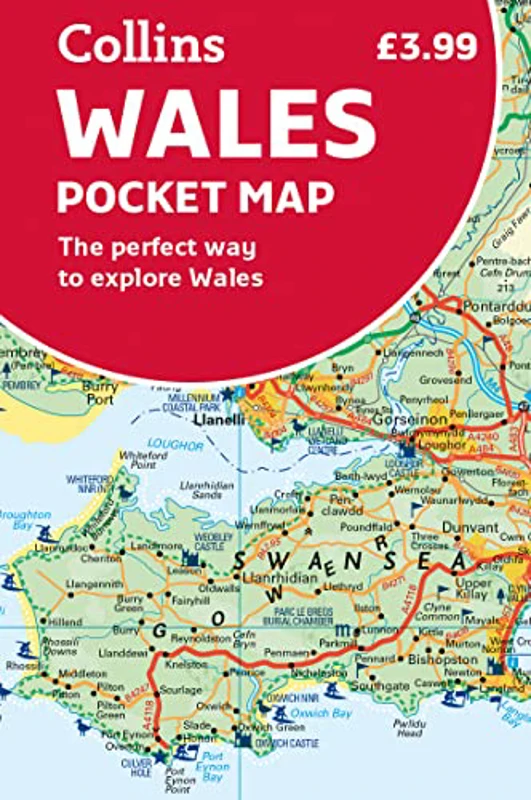 Wales Pocket Map: The perfect way to explore Wales - Imagen 1