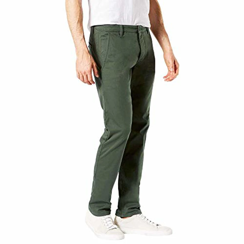 Dockers Smart Supreme Flex Skinny Pantalones, Deep Depths, 34W / 32L para Hombre - Imagen 3