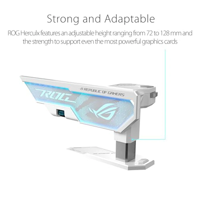 ASUS Zub XH01 ROG HERCULX - Tarjetero gráfico WH - Imagen 2