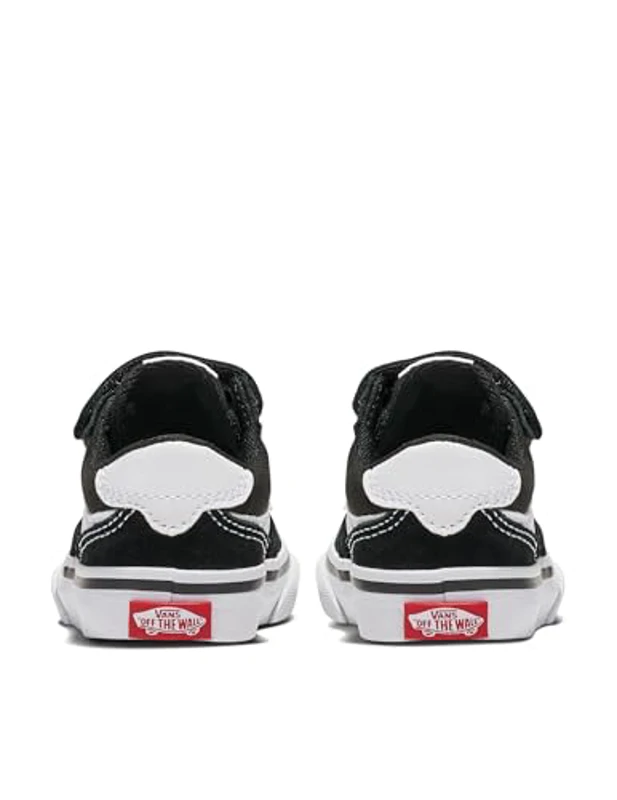 Vans Brooklyn LS V, Zapatillas Unisex niños, Suede Canvas Black White 22.5 EU - Imagen 3