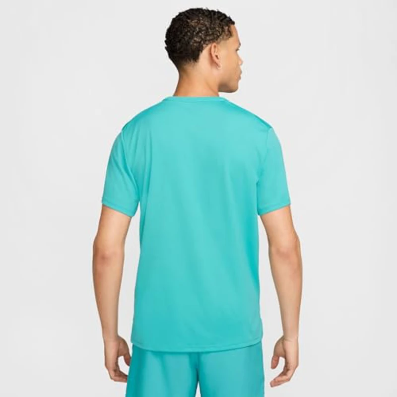 Nike Miler Camiseta De Running Dri-Fit UV De Manga Corta - Hombre, Dusty Cactus/Reflective Silv, DV9315-345, L - Imagen 3