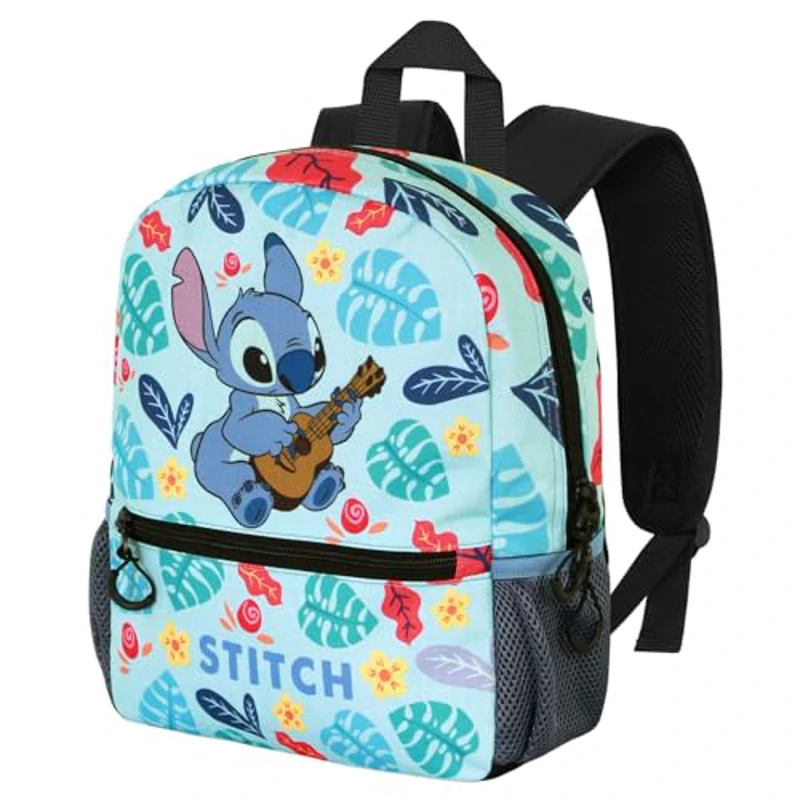 Disney Lilo y Stitch Guitar-Mochila Sweet, Verde, 26 x 33 cm, Capacidad 9,5 L - Imagen 1