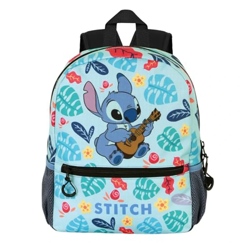 Disney Lilo y Stitch Guitar-Mochila Sweet, Verde, 26 x 33 cm, Capacidad 9,5 L - Imagen 2