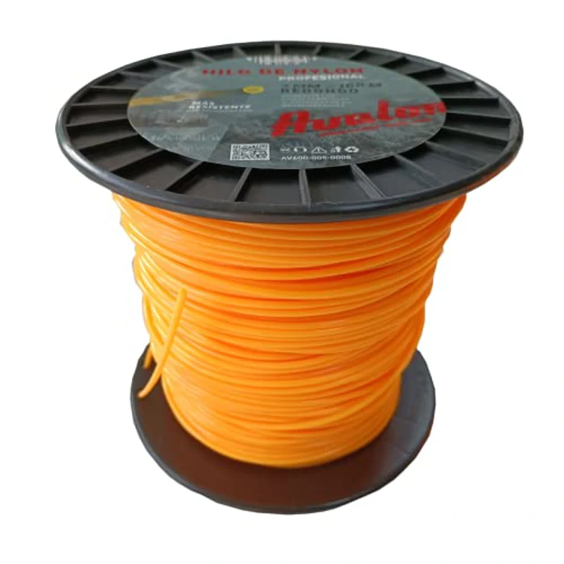 Avalon - Hilo Redondo de Nylon Universal para Desbrozadora y Cortacésped (3 mm x 168 m) - Alta Durabilidad y Rendimiento Óptimo en Las tareas de desbroce - Imagen 1