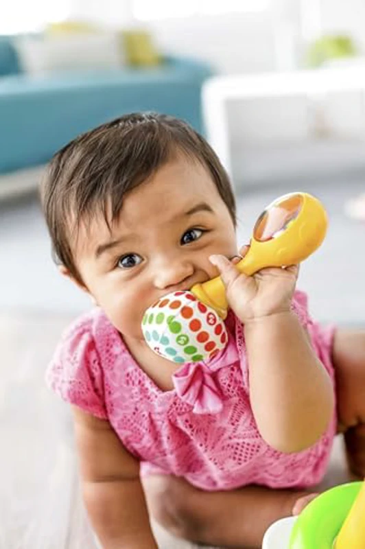Fisher-Price Maracas musicales, juguete y sonajero para bebé +3 meses (Mattel BLT33) - Imagen 3