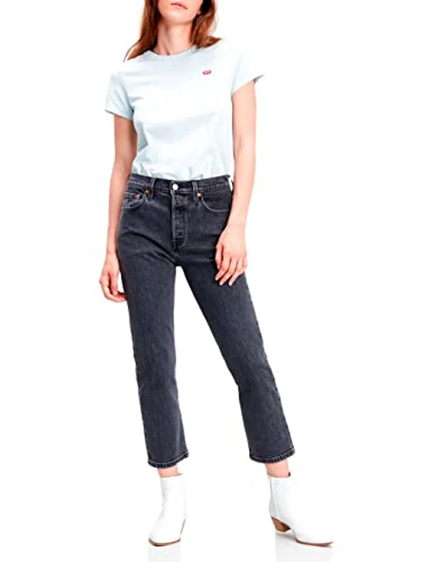Levi's 501 Crop Vaqueros, Mesa Cabo Fade, 27W / 26L Mujer - Imagen 1