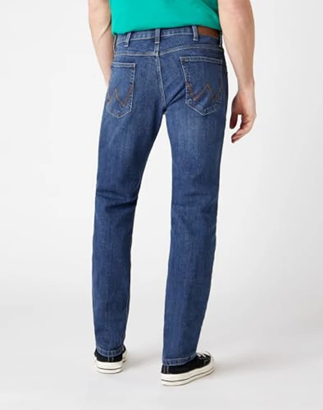 Wrangler Red Kabel Regular, Jeans para Hombre, Azul (Dark Stone), 32W / 34L - Imagen 3