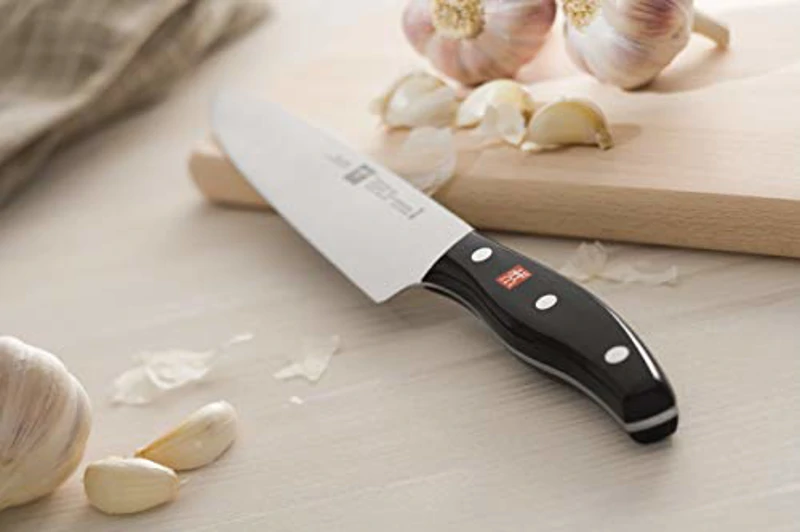ZWILLING Cuchillo de cocina, Longitud de la hoja: 20 cm, hoja ancha, Mango especial de acero inoxidable/plástico, Twin Pollux - Imagen 2