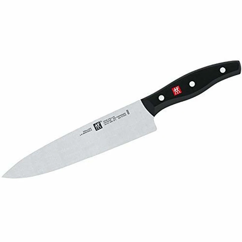 ZWILLING Cuchillo de cocina, Longitud de la hoja: 20 cm, hoja ancha, Mango especial de acero inoxidable/plástico, Twin Pollux - Imagen 3